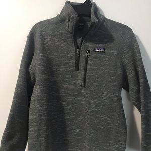 Gray Patagonia Size 8 Quarter Zip